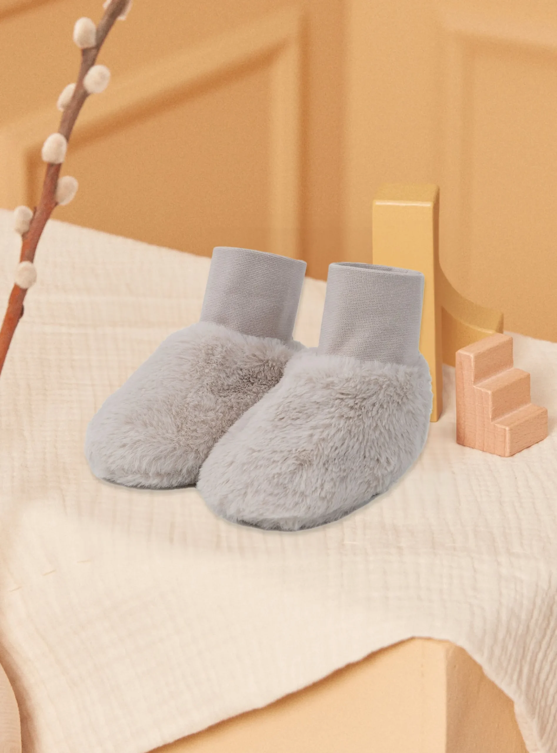 Sergent Major Bonnet, Moufle, Chausson & Chaussette-Chaussons Ecru