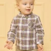 Sergent Major Pull, Gilet & Cardigan-Chemise &agrave; carreaux
