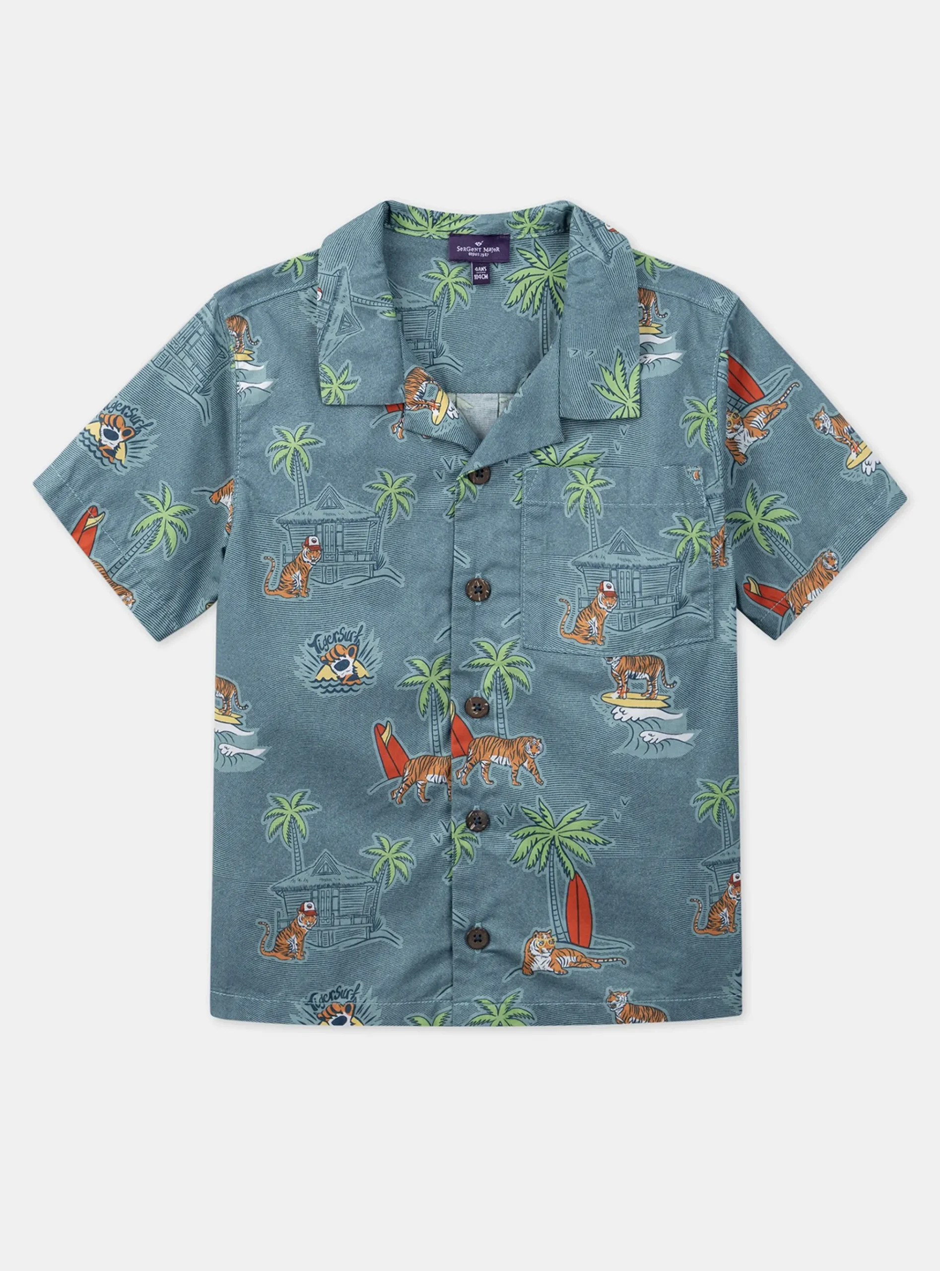 Sergent Major Chemise-Chemise Bleue