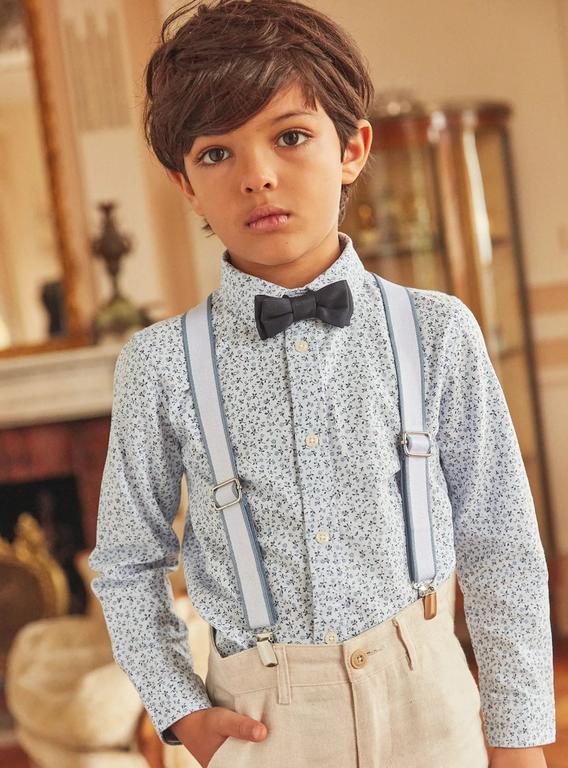 Sergent Major Chemise-Chemise bleue oxford