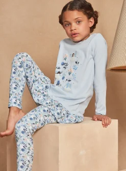 Sergent Major Pyjama-Chemise de nuit et legging bleu