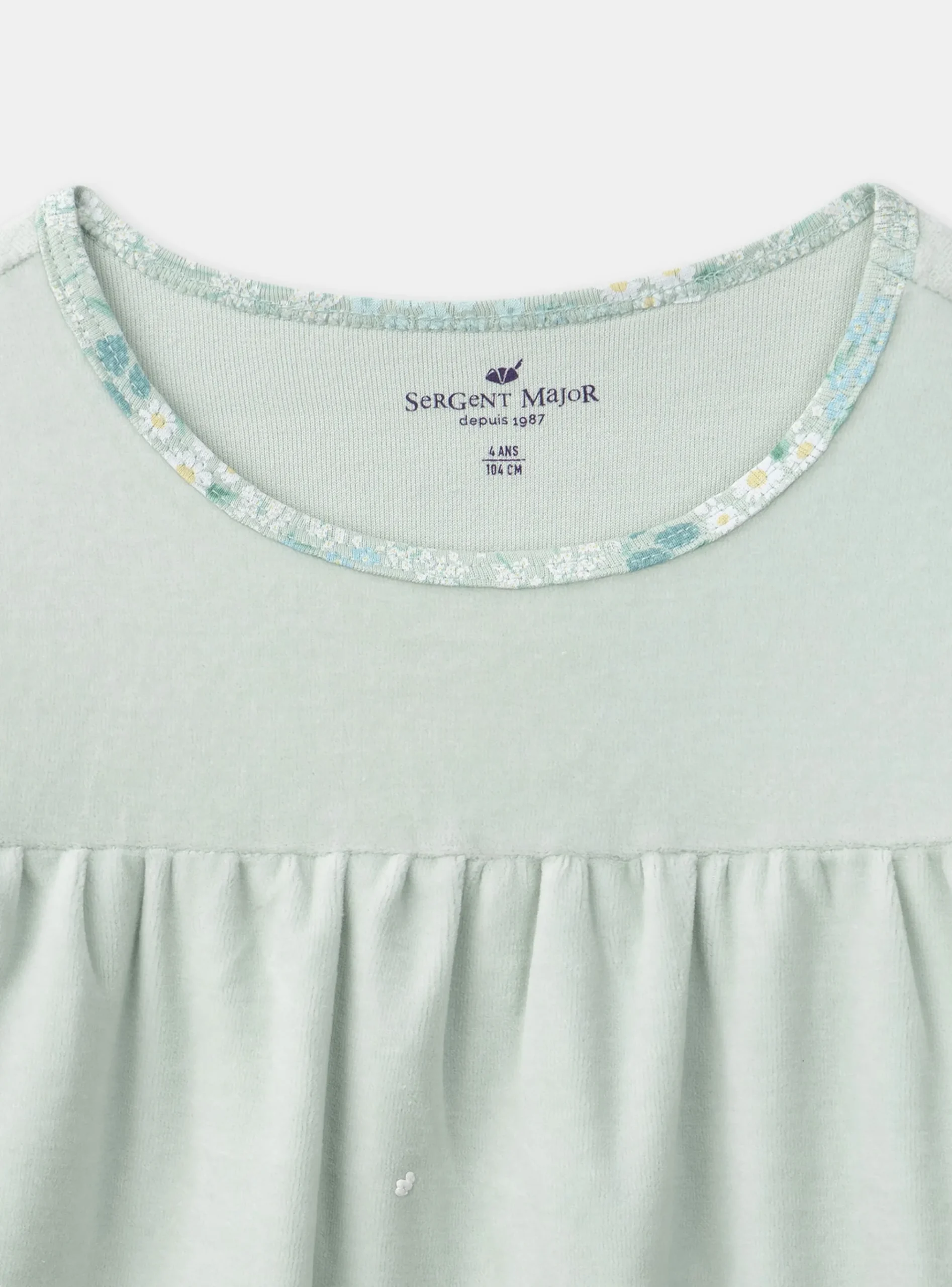 Sergent Major Pyjama-Chemise de nuit Lapin en velours