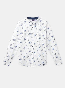 Sergent Major T-shirt & Polo-Chemise &eacute;crue &agrave; imprim&eacute; musical