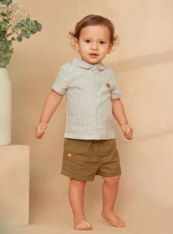 Sergent Major Chemise, T-shirt & Polo-Chemise &eacute;crue ray&eacute;e