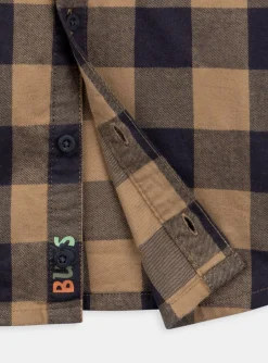 Sergent Major Chemise-Chemise Marron
