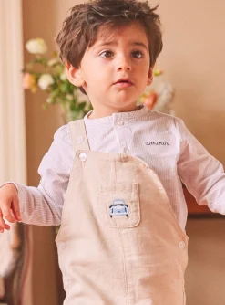 Sergent Major Chemise, T-shirt & Polo-Chemise rayée brodée