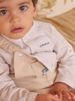 Sergent Major Chemise, T-shirt & Polo-Chemise ray&eacute;e brod&eacute;e