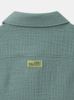Sergent Major Chemise, T-shirt & Polo-Chemise Verte