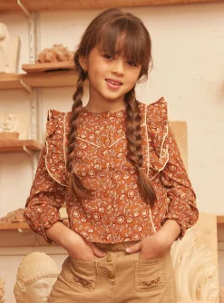 Sergent Major Blouse & T-shirt-Chemisier à motifs fleurs
