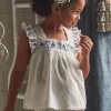 Sergent Major Blouse & T-shirt-Chemisier brod&eacute; de fleurs