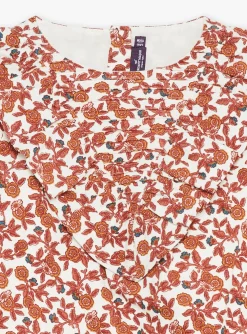 Sergent Major Blouse & T-shirt-Chemisier &eacute;cru &agrave; imprim&eacute; fleuri