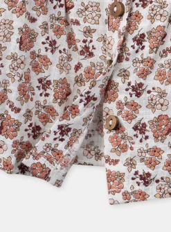 Sergent Major T-shirt & Blouse-Chemisier écru fleuri
