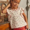 Sergent Major Blouse & T-shirt-Chemisier fleuri &eacute;cru