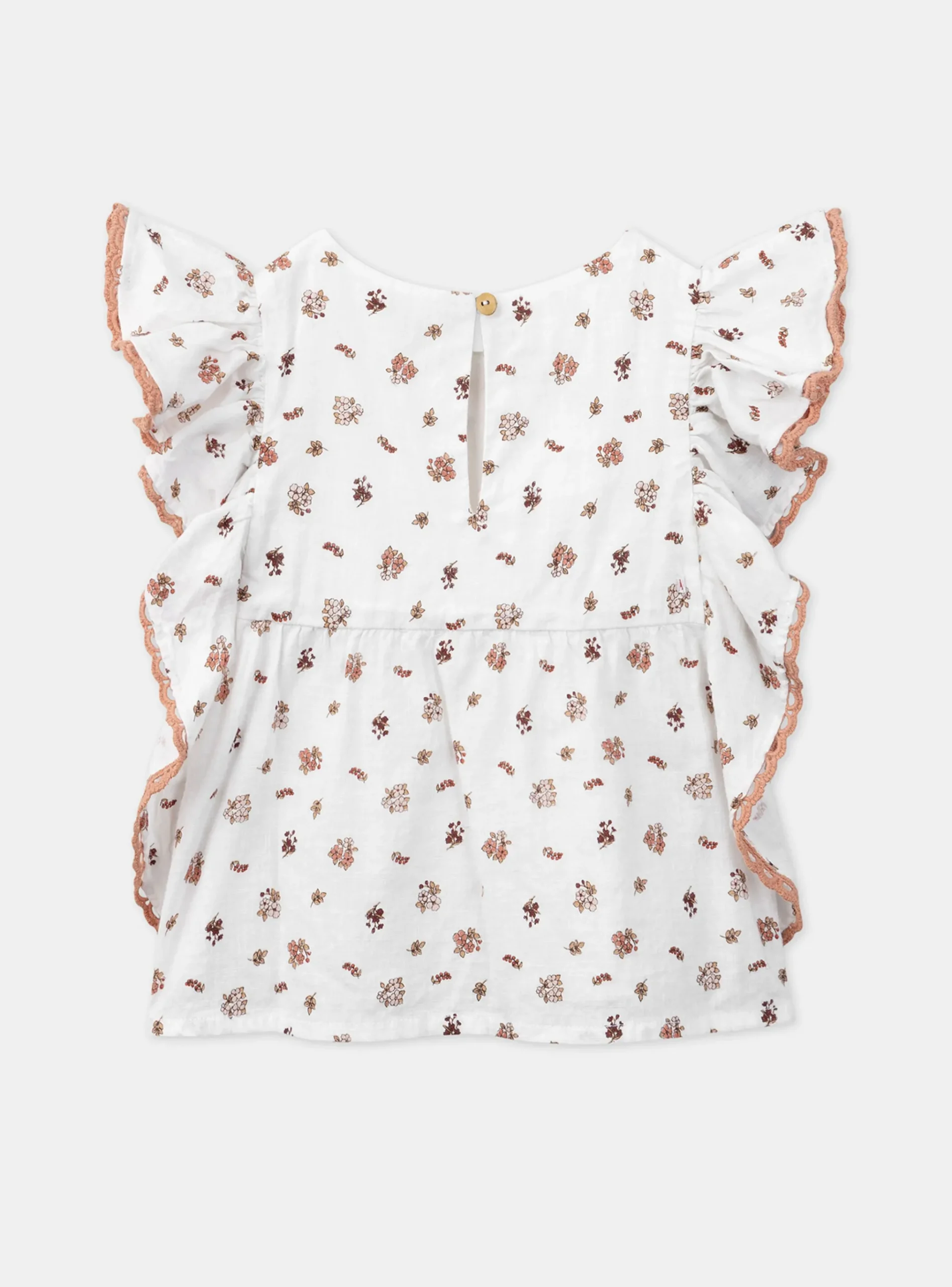 Sergent Major Blouse & T-shirt-Chemisier fleuri écru