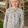 Sergent Major Blouse & T-shirt-Chemisier fleuri en velours