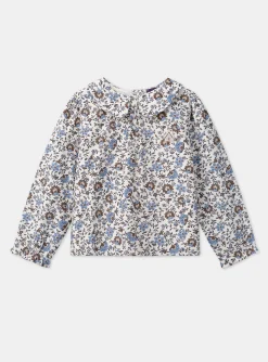 Sergent Major Blouse & T-shirt-Chemisier fleuri en velours