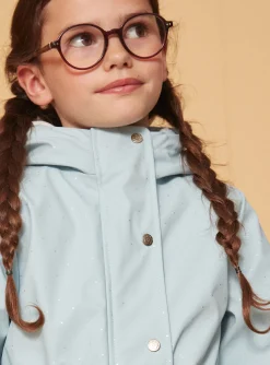 Sergent Major Manteau, Parka & Veste-Cir&eacute; bleu &agrave; capuche