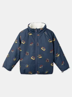 Sergent Major Manteau, Parka & Veste-Ciré Bordeau 3 en 1