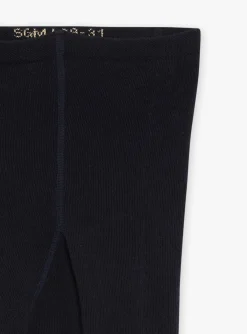 Sergent Major Sous-vêtement, Chaussette & Collant-Collant bleu marine en jersey