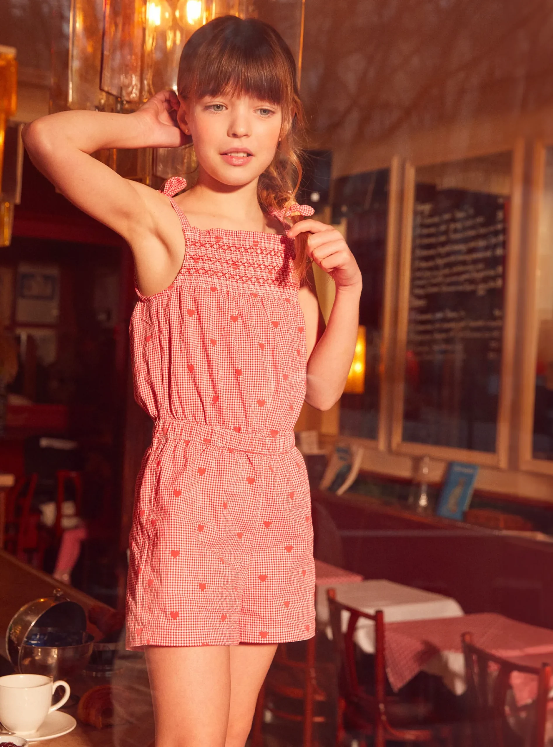 Sergent Major Robe & Combinaison-Combishort Coeur Vichy