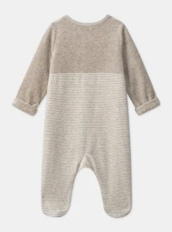 Sergent Major Pyjama & Grenouillère-Dors-bien chat en velours