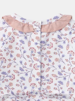 Sergent Major Pyjama & Grenouillère-Dors-bien en molleton fleuri