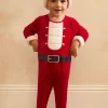 Sergent Major Pyjama & Grenouillère-Dors-bien en velours avec bonnet de No&euml;l