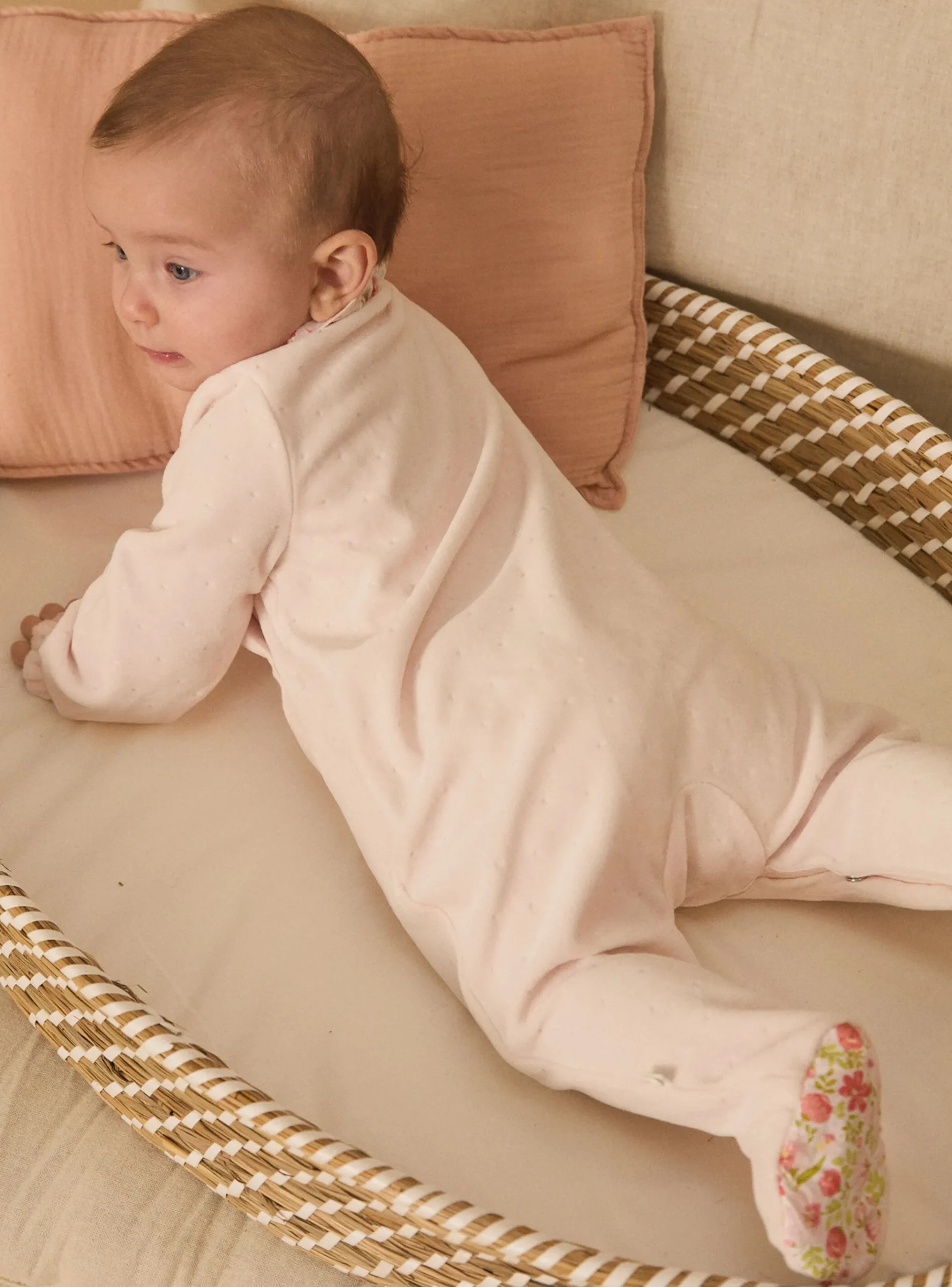 Sergent Major Pyjama & Grenouillère-Dors-bien en velours dévoré