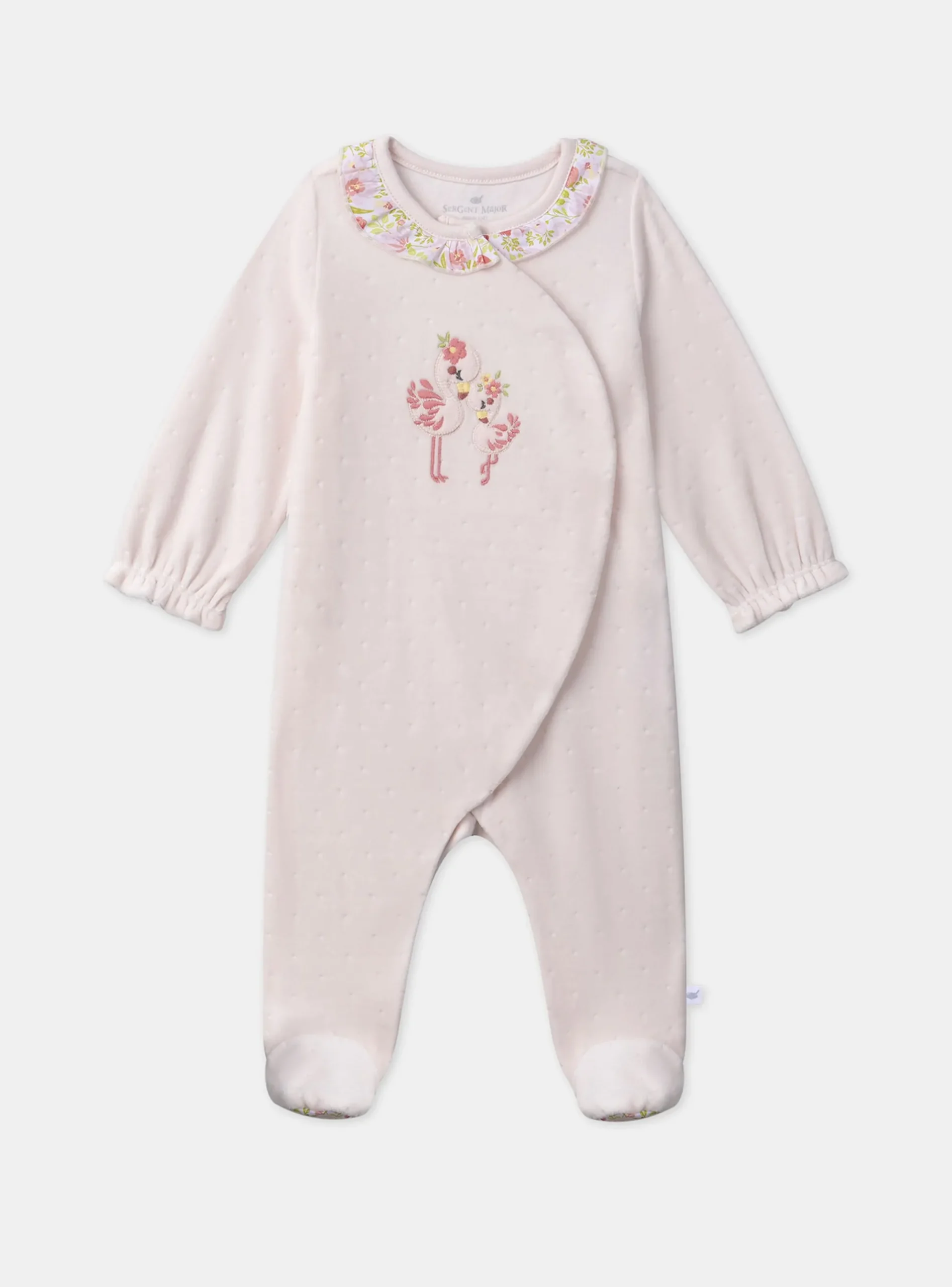 Sergent Major Pyjama & Grenouillère-Dors-bien en velours dévoré