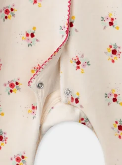 Sergent Major Pyjama & Grenouillère-Dors-bien en velours fleuri