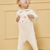 Sergent Major Pyjama & Grenouillère-Dors-bien en velours hibou