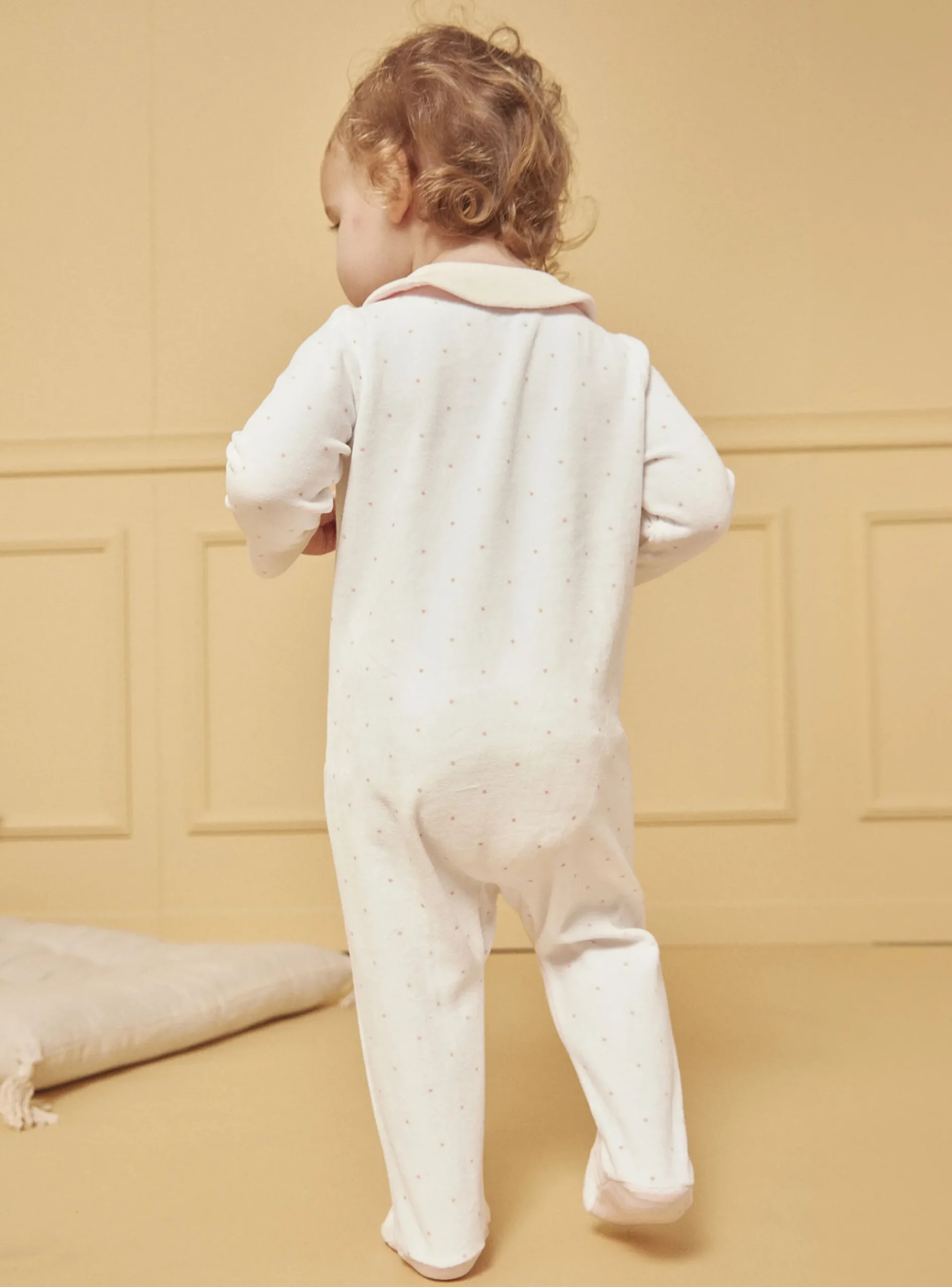Sergent Major Pyjama & Grenouillère-Dors-bien en velours hibou