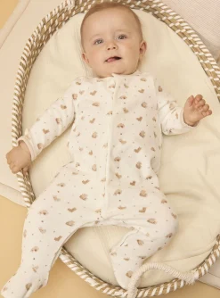 Sergent Major Pyjama & Grenouillère-Dors-bien en velours imprimé