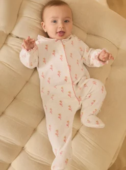 Sergent Major Pyjama & Grenouillère-Dors-bien en velours imprimé
