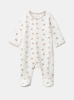 Sergent Major Pyjama & Grenouillère-Dors-bien en velours imprimé