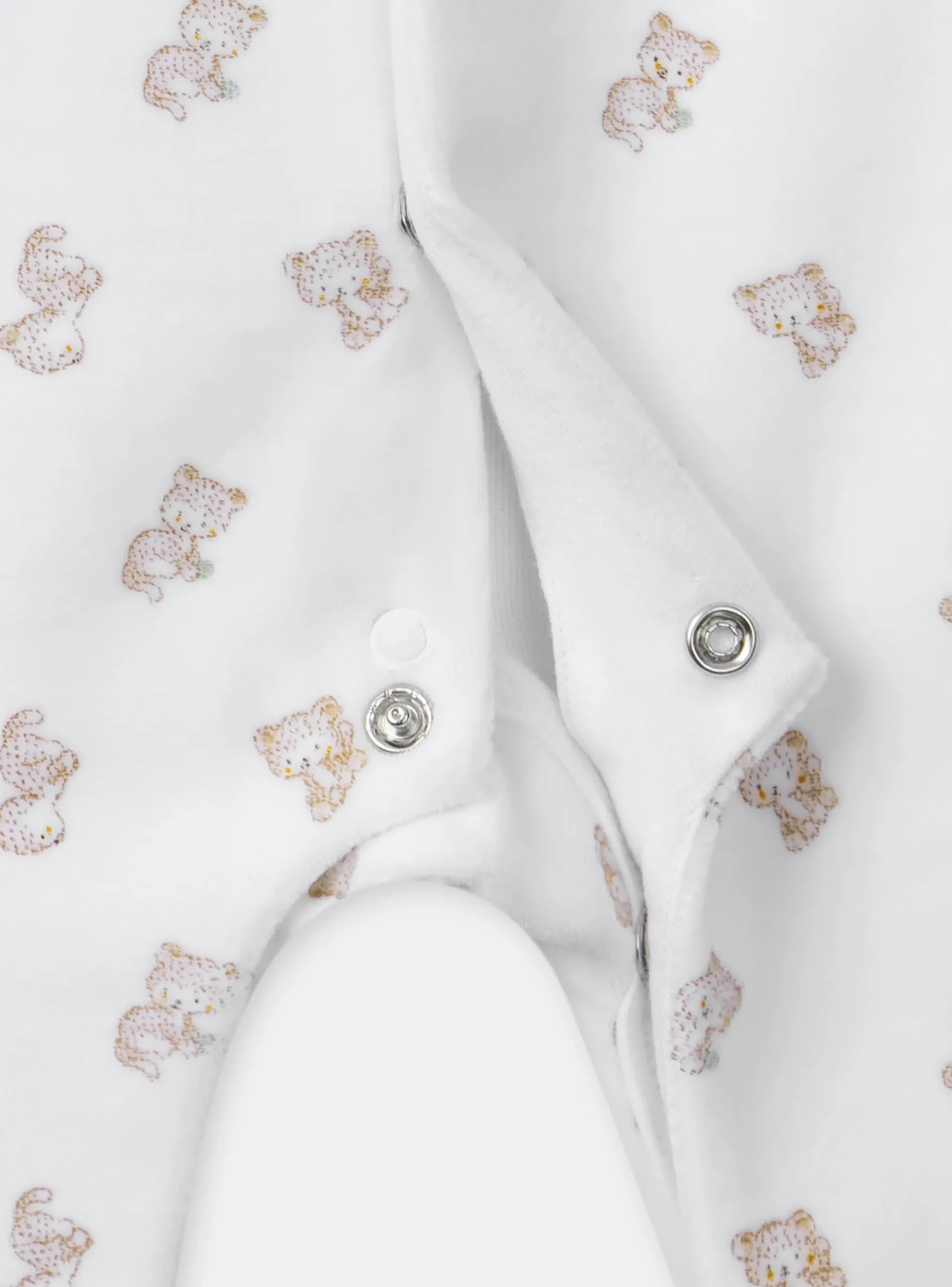Sergent Major Pyjama & Grenouillère-Dors-bien en velours imprimé