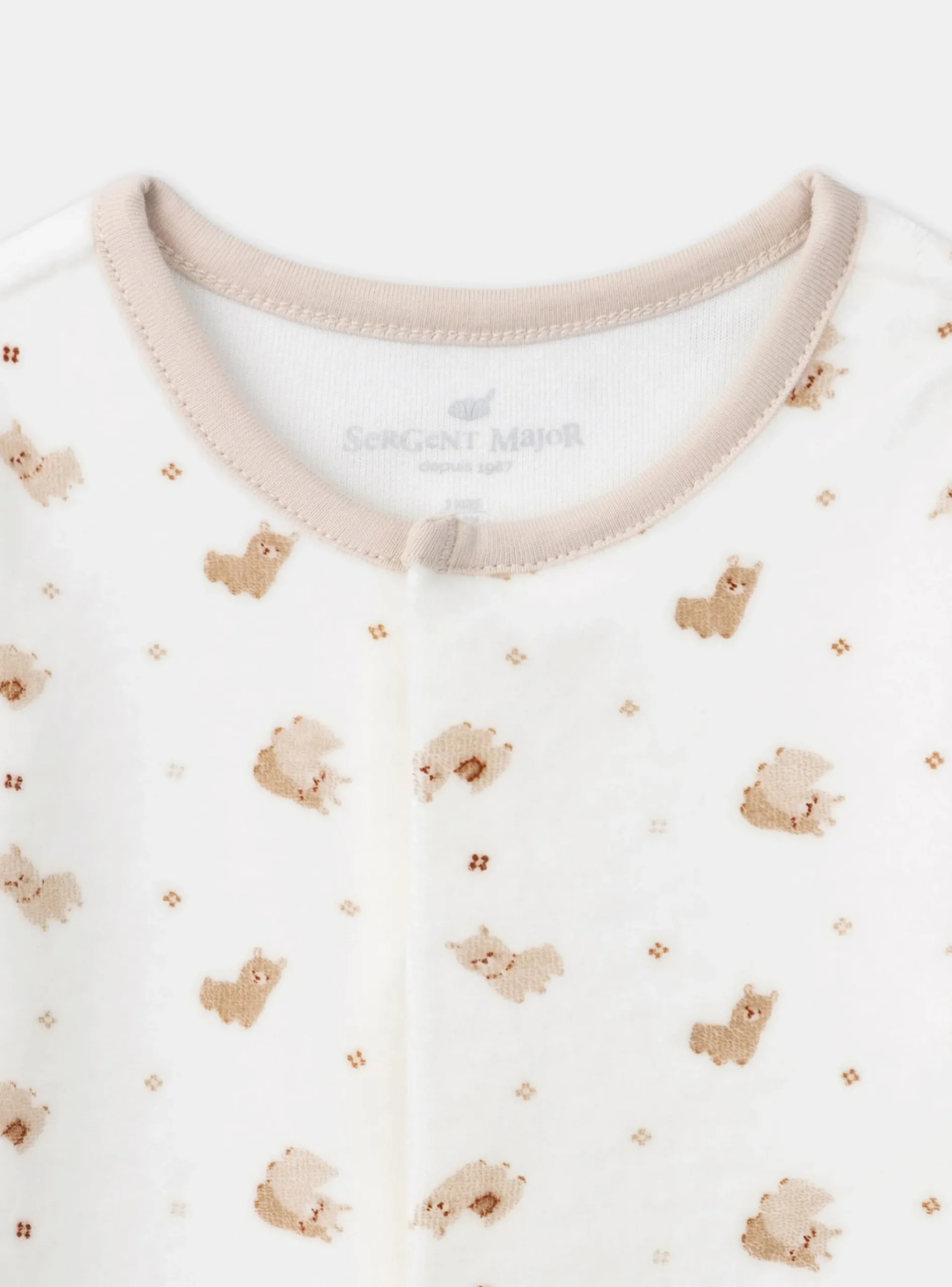 Sergent Major Pyjama & Grenouillère-Dors-bien en velours imprimé