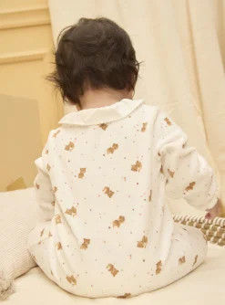 Sergent Major Pyjama & Grenouillère | Tenues & Ensembles-Dors-bien en velours imrpim&eacute;