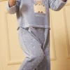 Sergent Major Pyjama & Grenouillère-Dors-bien en velours uni et imprim&eacute;