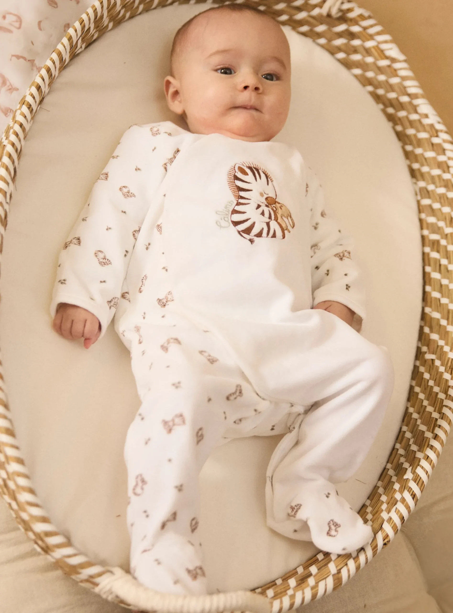 Sergent Major Pyjama & Grenouillère-Dors-bien en velours uni et imprimé