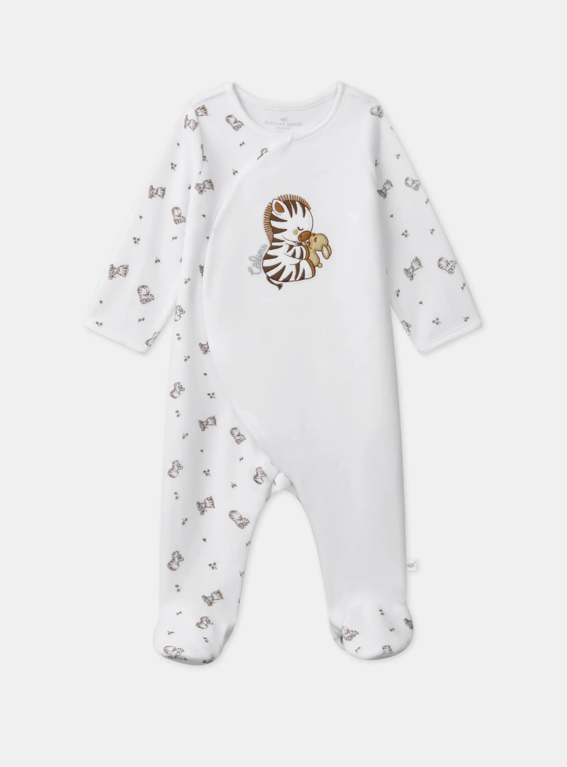 Sergent Major Pyjama & Grenouillère-Dors-bien en velours uni et imprimé