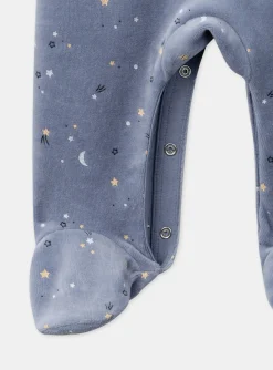 Sergent Major Pyjama & Grenouillère-Dors-bien en velours uni et imprimé