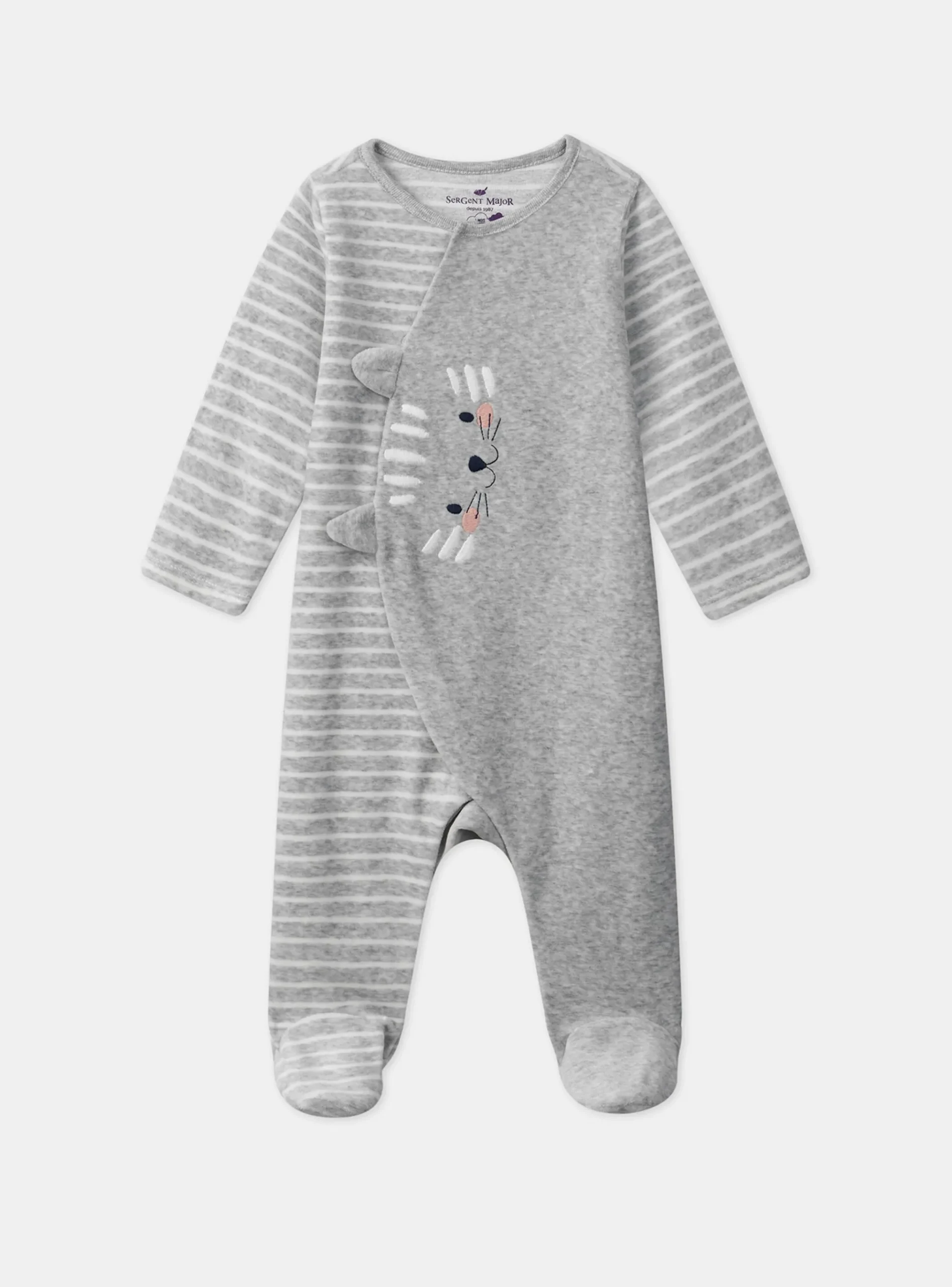 Sergent Major Pyjama & Grenouillère-Dors-bien ludique en velours