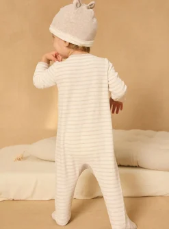 Sergent Major Pyjama & Grenouillère-Dors-bien ours avec bonnet