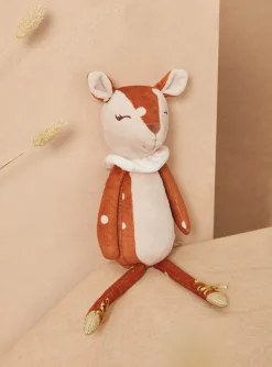 Sergent Major Jouets & Doudous-Doudou de naissance Biche grège et roux