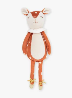 Sergent Major Jouets & Doudous-Doudou de naissance Biche gr&egrave;ge et roux