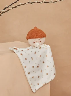 Sergent Major Jouets & Doudous-Doudou de naissance Petit Gland caramel et blanc