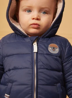Sergent Major Manteau, Parka & Veste-Doudoune à capuche matelassée