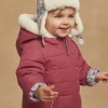 Sergent Major Manteau, Parka & Veste-Doudoune &agrave; capuche rose r&eacute;versible