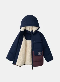 Sergent Major Manteau, Parka & Veste-Doudoune Bicolore Réfléchissante